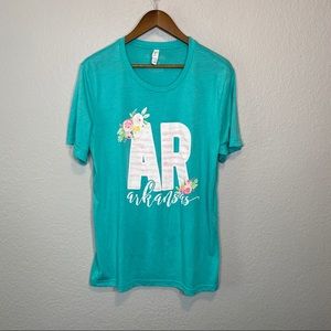 Calamity‎ Jane’s | Teal Arkansas Floral Tee
